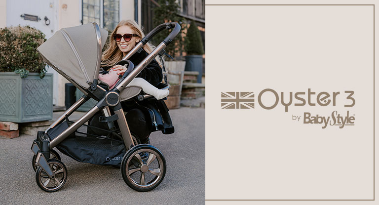 Babystyle Oyster Pushchairs Lux Prestige Furniture at Winstanleys Pramworld