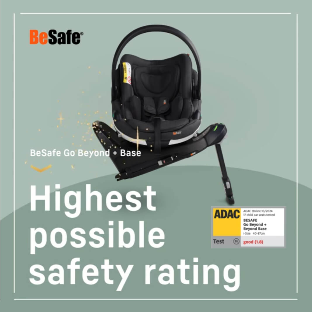 ADAC Car Seat Safety Test Winners Autumn 2024  - BeSafe Go Beyond + Base