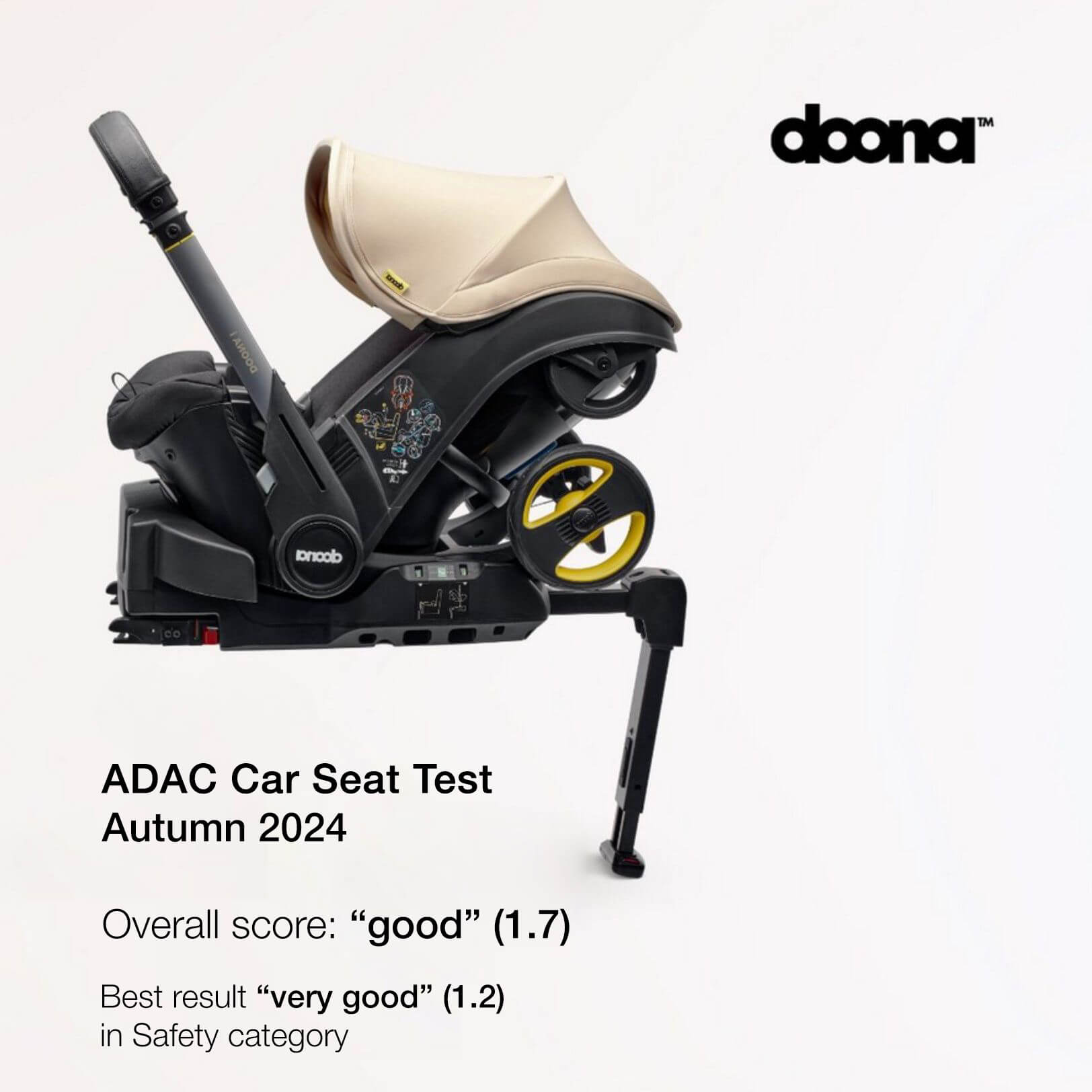 ADAC Car Seat Safety Test Winners Autumn 2024 - Doona I