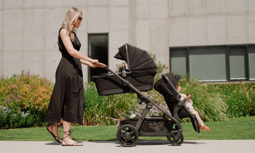 Double prams for newborn and toddler uk on sale