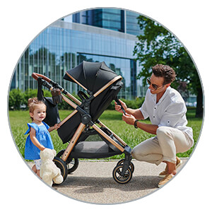 Kinderkraft Esme - transformable carrycot & seat unit